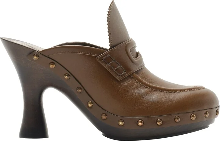 Leather Potter Clogs