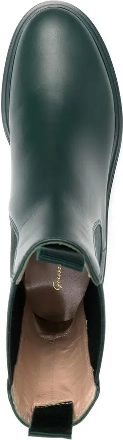 Leather Pull-On Ankle Boots - Image 4