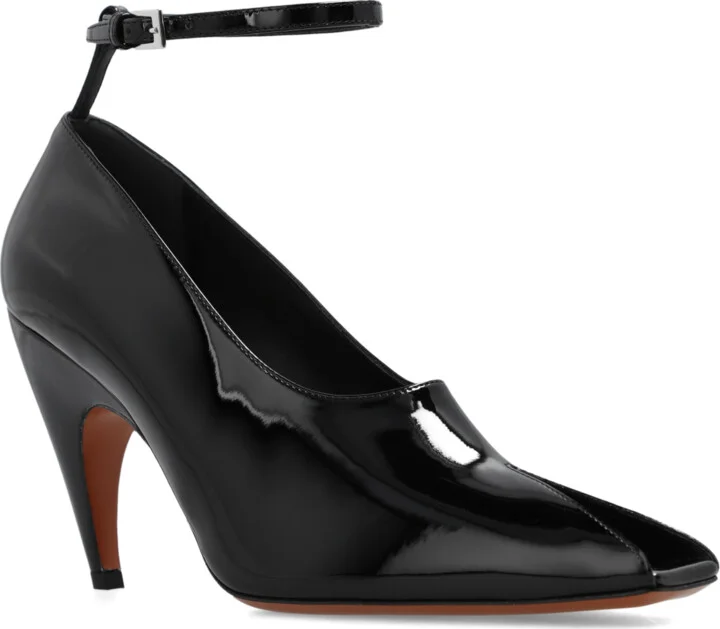 Leather Pumps, , - Black - Image 2