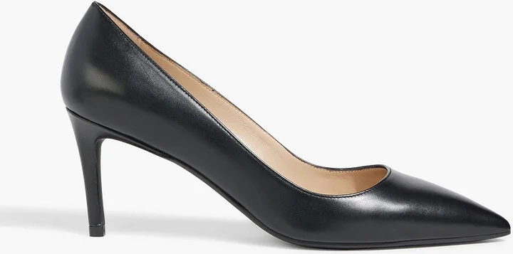 Leather pumps