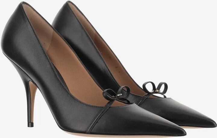 Leather Pumps With Logo - Image 3