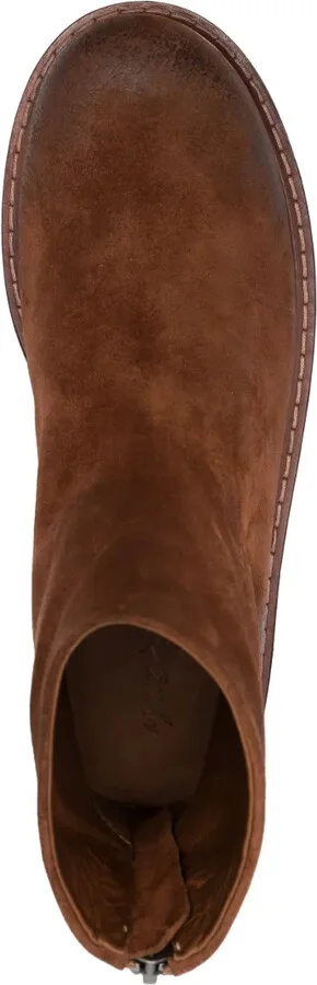 Leather Round-Toe Ankle Boots - Image 4