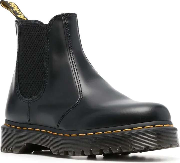 Leather Round-Toe Boots - Image 2
