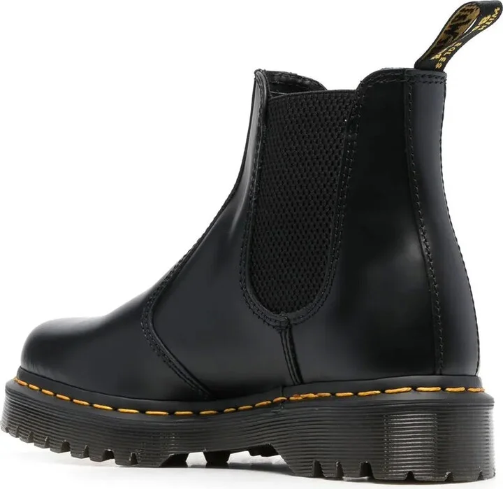 Leather Round-Toe Boots - Image 3