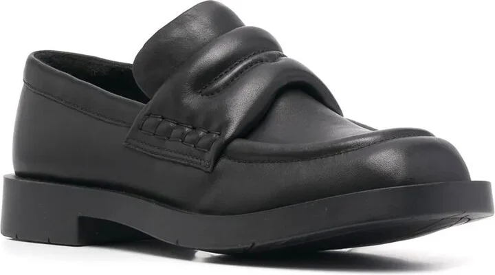 Leather Round-Toe Loafers - Image 2