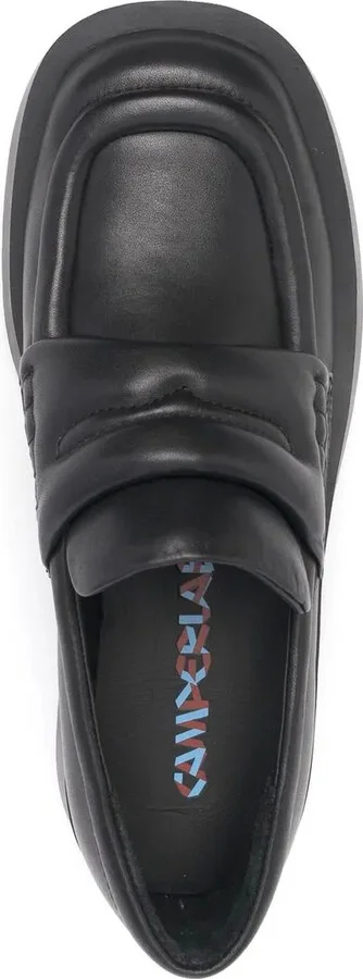 Leather Round-Toe Loafers - Image 4