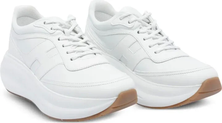Leather Round-Toe Sneakers - Image 2