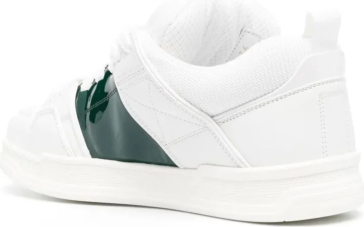Leather Round-Toe Sneakers - Image 3
