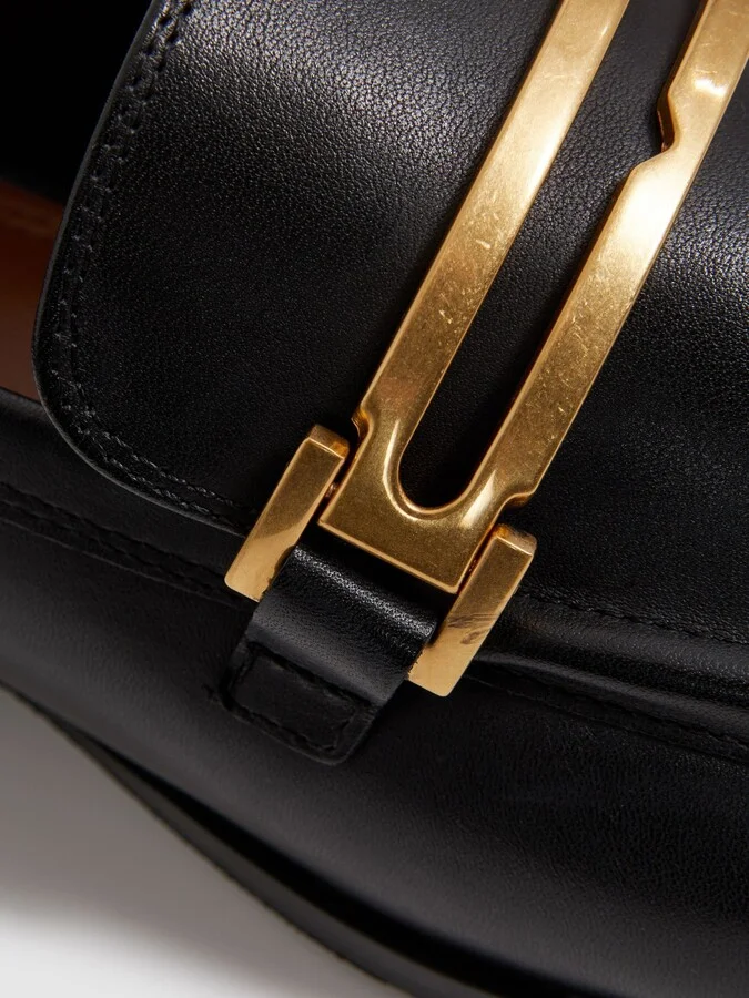 Leather Rounded Loafers - Image 5