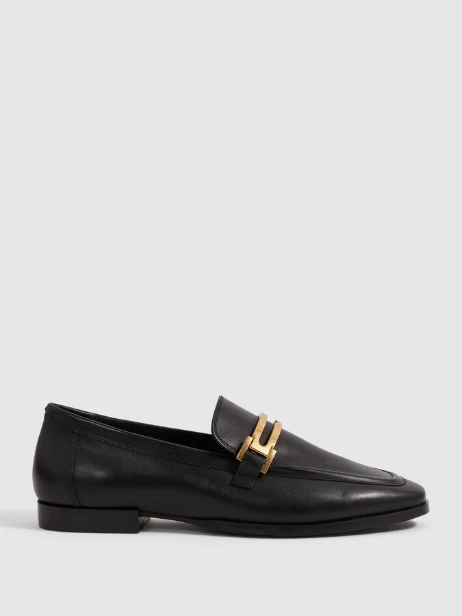 Leather Rounded Loafers