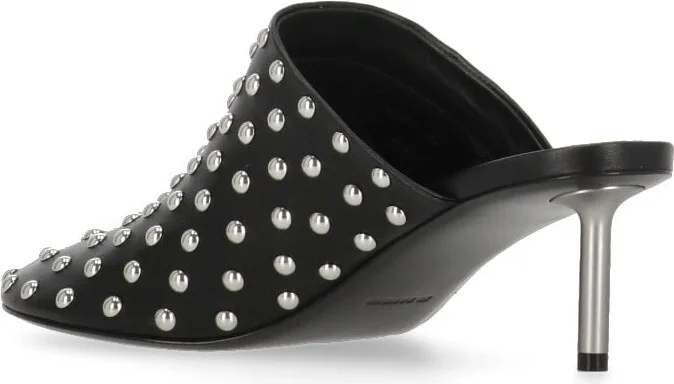 Leather Sabot With Studs - Image 4