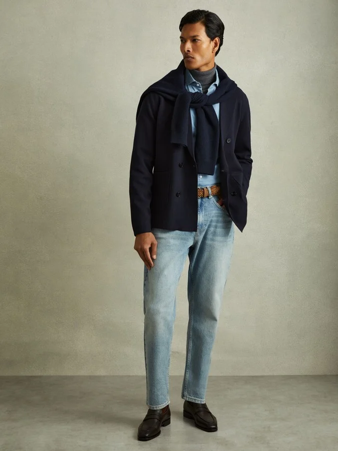 Leather Saddle Loafers - Image 2