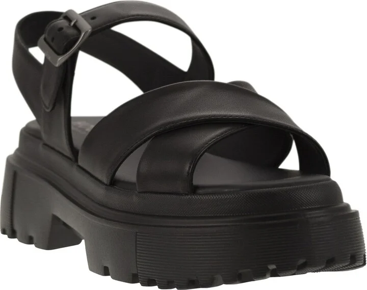 Leather Sandal With Midsole - Image 2