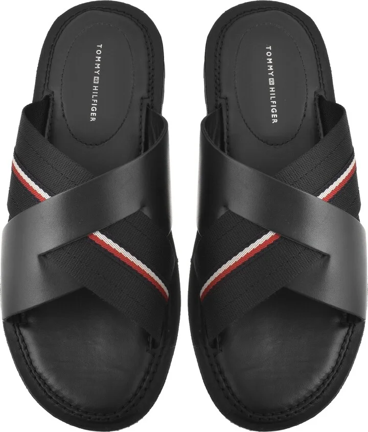 Leather Sandals Black