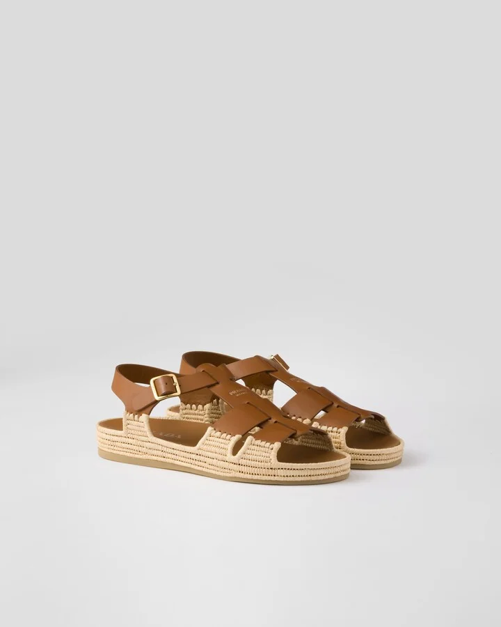 Leather sandals