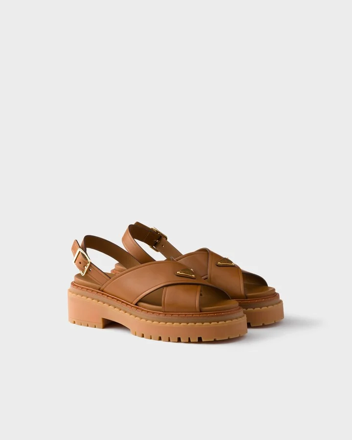 Leather sandals