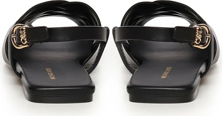 Leather Sandals Irene Sling Flat - Image 3