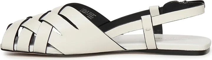 Leather Sandals Irene Sling Flat - Image 4