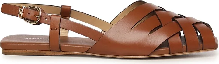 Leather Sandals Irene Sling Flat