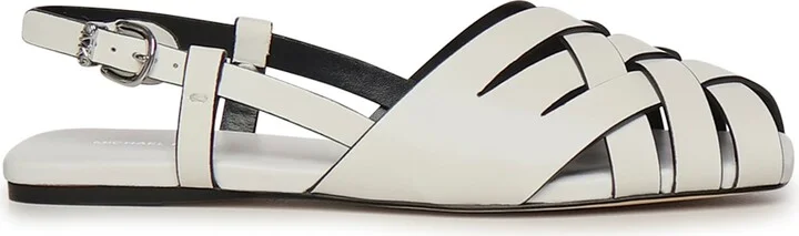 Leather Sandals Irene Sling Flat