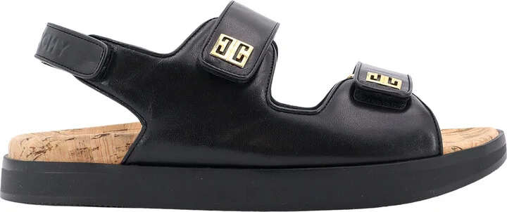 Leather Sandals With 4g Buckles