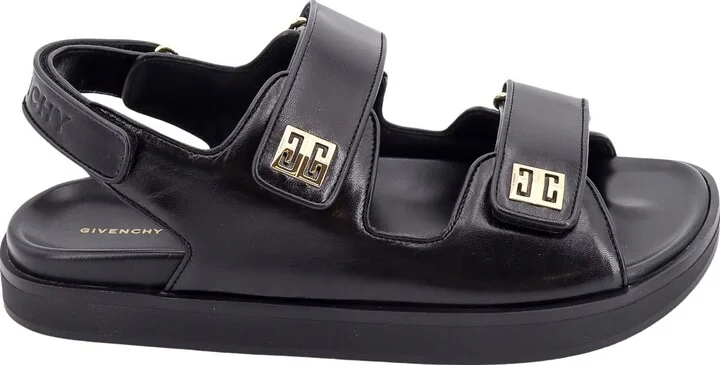 Leather Sandals With 4g Metal Details