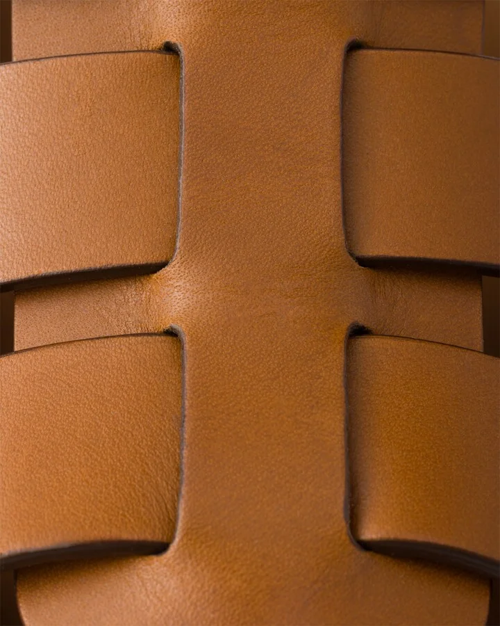 Leather sandals with ankle straps - Image 5