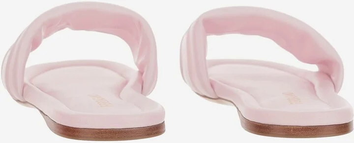 Leather Sandals With Logo - Image 4
