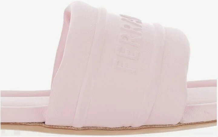 Leather Sandals With Logo - Image 5