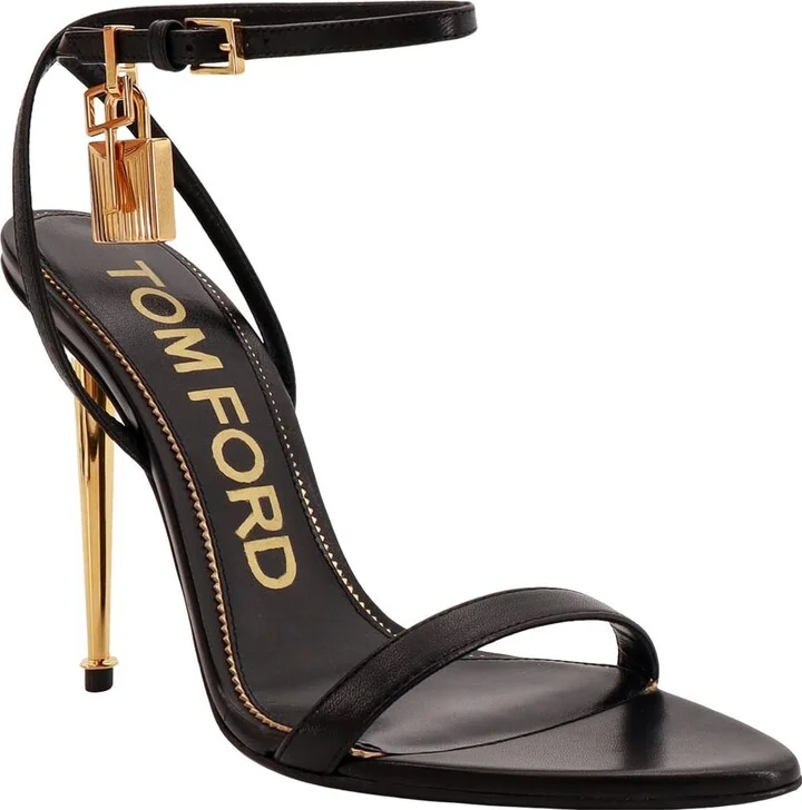 Leather Sandals With Logoed Padlock - Image 2