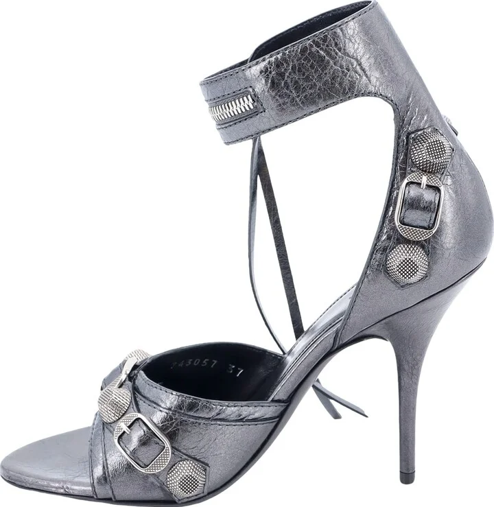 Leather Sandals With Metla Details - Image 2