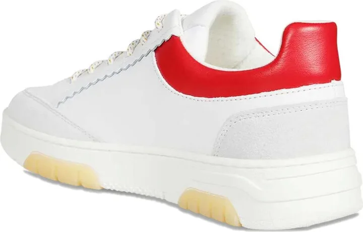 Leather Scallop-Trim Sneakers - Image 3