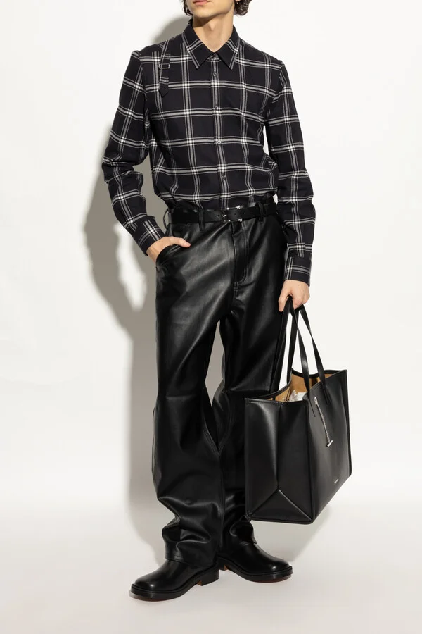 Leather Shoes, , - Black - Image 2