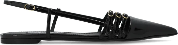 Leather Shoes, , - Black