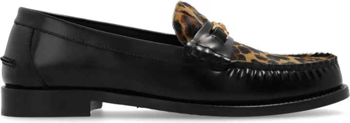 Leather Shoes, , - Black