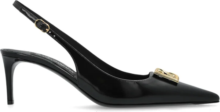 Leather Shoes, , - Black