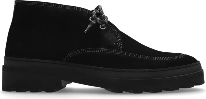 Leather Shoes, , - Black