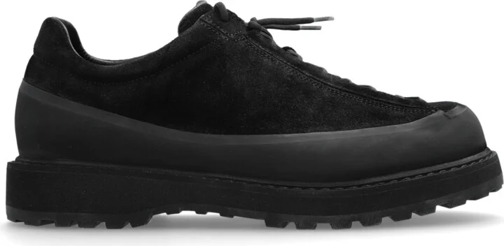 Leather Shoes, , - Black