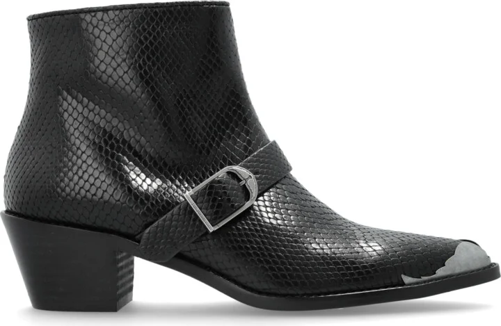 Leather Shoes, , - Black