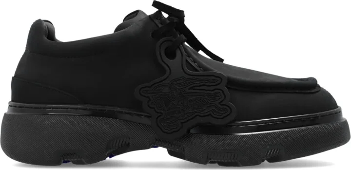 Leather Shoes, , - Black