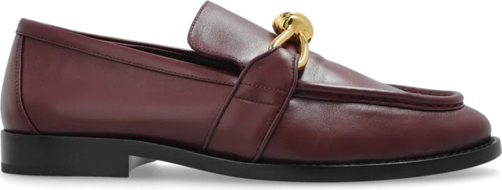 Leather Shoes, , - Burgundy