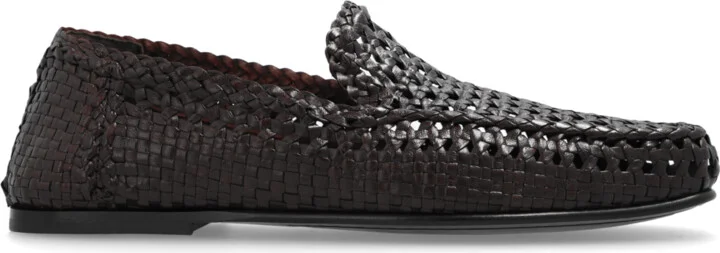 Leather Shoes By , , - Brown