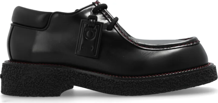 Leather Shoes Cleveland, , - Black