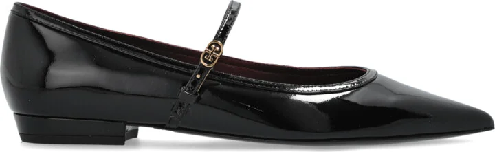 Leather Shoes Mary Jane, , - Black
