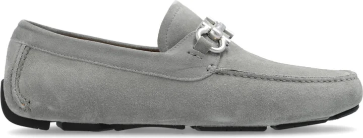 Leather Shoes 'Parigi', , - Grey