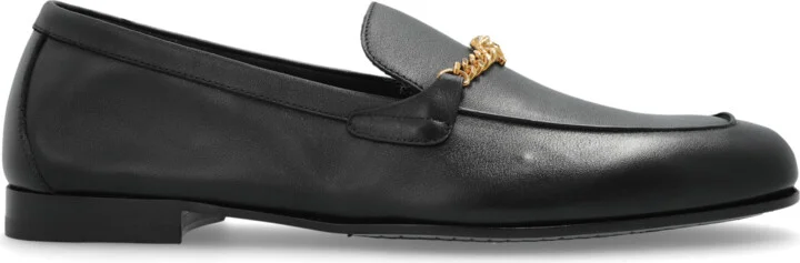 Leather Shoes Type `loafers`, , - Black