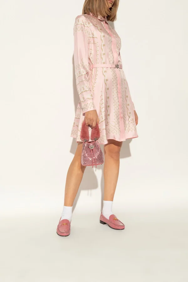 Leather Shoes Type Loafers, , - Pink - Image 2