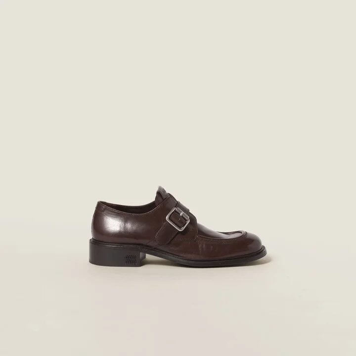 Leather shoes with buckle - Image 2