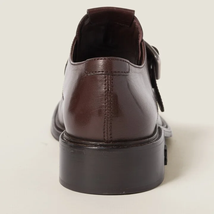 Leather shoes with buckle - Image 3