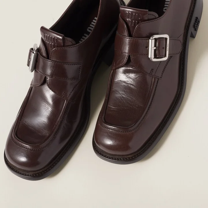 Leather shoes with buckle - Image 4